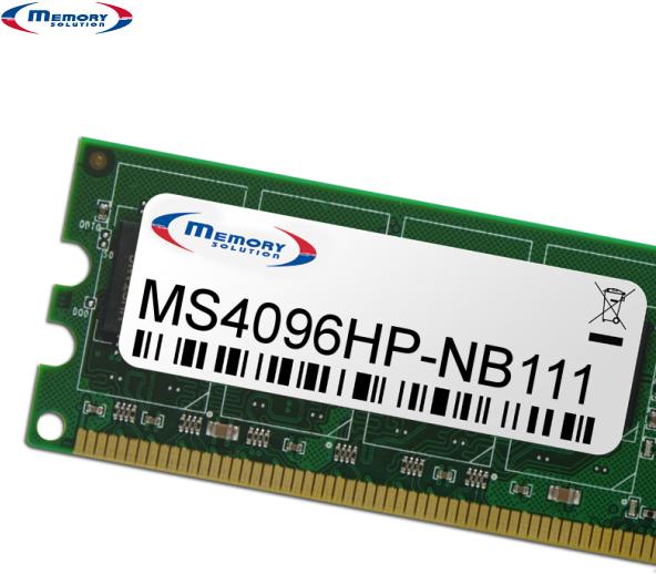 Actual product image Memorysolution MS4096HP-NB111 (250 G4, 1 x 4GB)