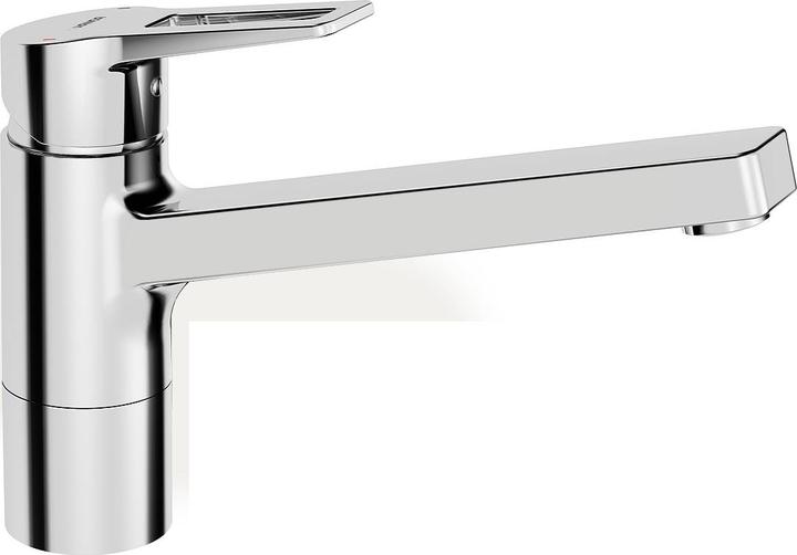 Hansa Hansatwist Küchenarmatur, Bügelhebel, mit Sicherungseinrichtung, schwenkbar, Ausladung: 199