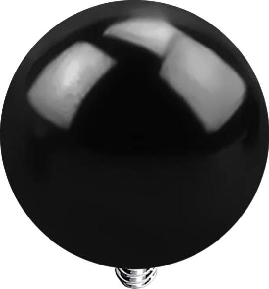 Immagine prodotto Star Piercing Palla di ancoraggio dermica nera (senza ottone, Acciaio chirurgico 316L)