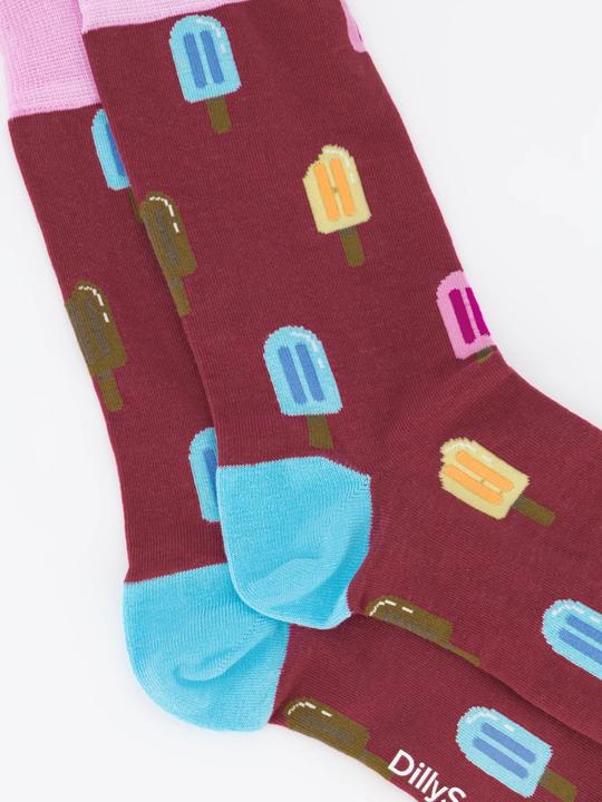 Immagine prodotto DillySocks Tutti gridiamo per il gelato (Confezione singola, 36 - 41)