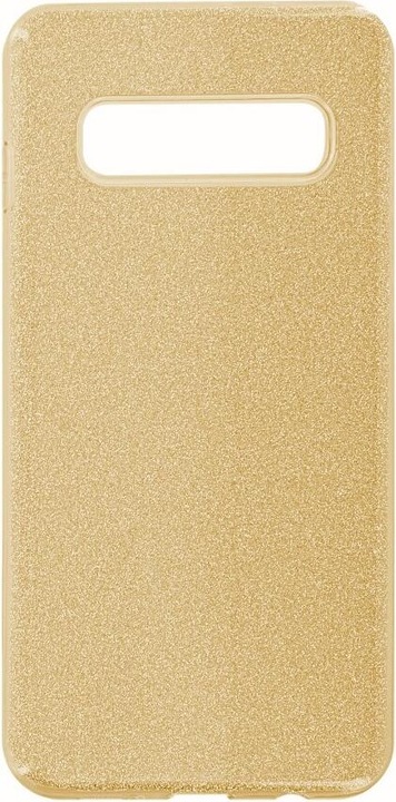 Produktbild OEM Silicon Case Glittery für Samsung Galaxy S10 gold (Samsung Galaxy S10)