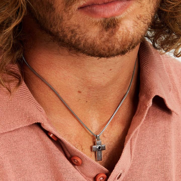 Immagine prodotto Morellato Collana da uomo in acciaio Cross Urban SABH28 (Acciaio inossidabile, 50 cm)