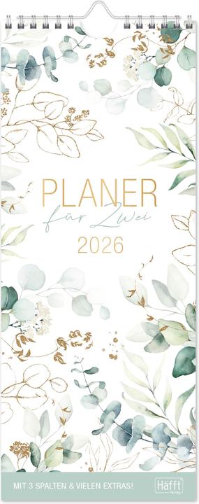Image du produit Wandkalender Planer für Zwei 2026 (Couverture rigide, Allemand)