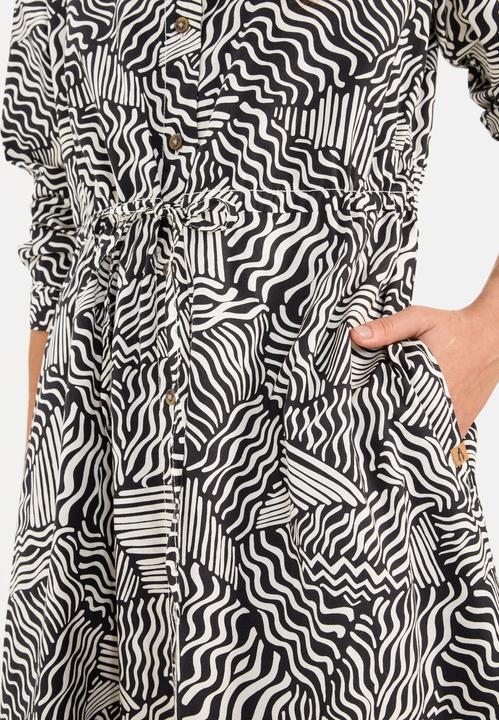 Immagine prodotto Camel Active Langes Hemdblusenkleid mit Allover-Print (XXL)