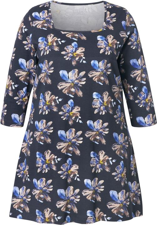 Immagine prodotto Ulla Popken Longshirt, A-Linie, Carré-Ausschnitt, 3/4-Arm (56)