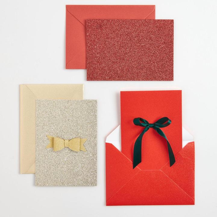Image du produit Rico Design Set de cartes Glitter Gold, Couleur du détail : Or, Type de produit : Décoration (1 pcs)