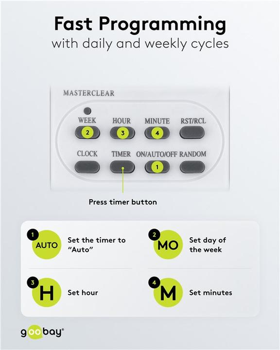 Productafbeelding Goobay Timer