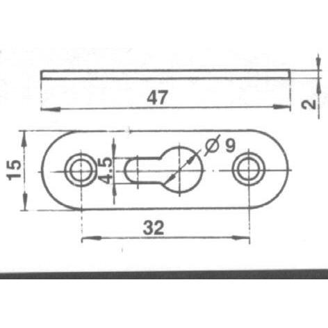 Thumbnail - No Name TAB HANGING F4-128 ZN 503030 (50), Tablet Halterung