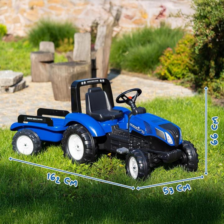 Immagine prodotto Falk Toys Trattore L per bambini con rimorchio