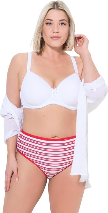 Immagine prodotto Ulla Popken Slip midi con righe/tinta unita in confezione da cinque (60)