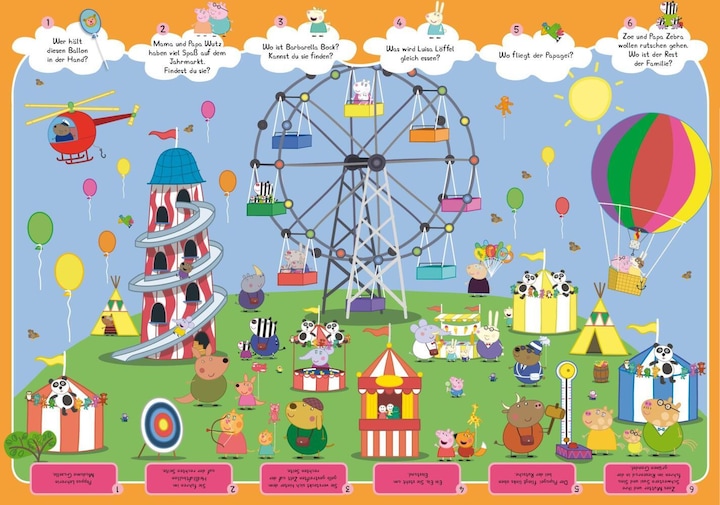 Actual product image Peppa Pig Wimmelbuch (German, 2022)