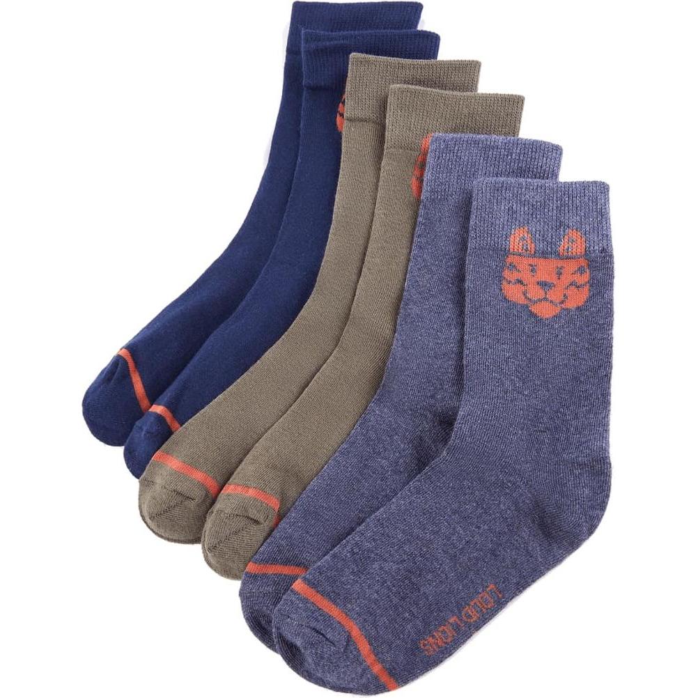 VidaXL, Unisex, Socken, Kindersocken 5 Paar EU 23-26,Material: 78 % Baumwolle. 20, Blau, (2er Pack, 23 - 26)