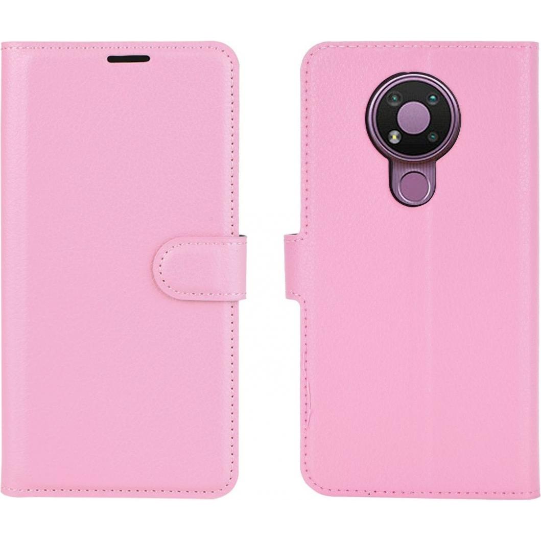 Thumbnail - Screenguard Nokia 3.4 Leather Guard Lederhülle (Nokia 3.4), Smartphone Hülle, Rosa
