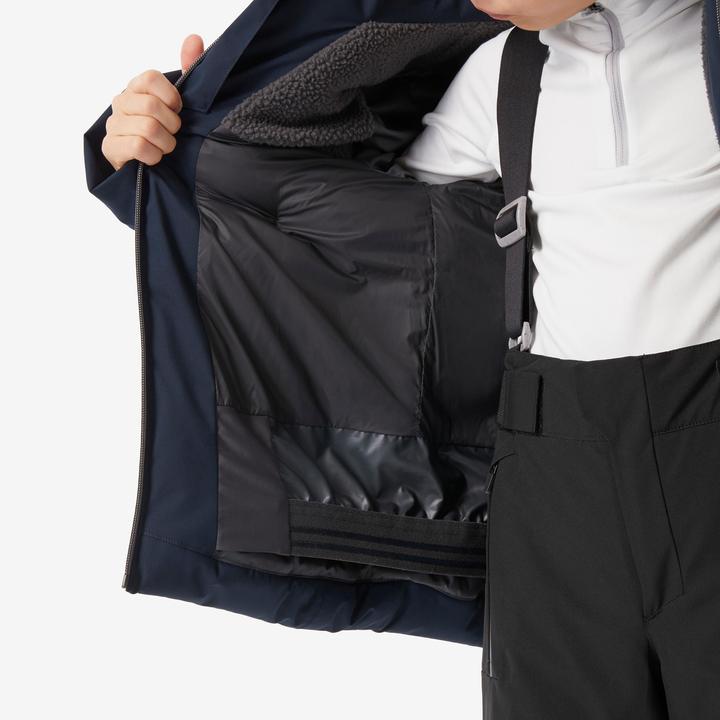 Produktbild Wedze Skijacke Kinder wattiert warm und wasserdicht - 500 blau (116)