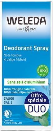 Produktbild Weleda 2er-Set Deodorants - 2 x 100 ml (Spray, 100 ml)