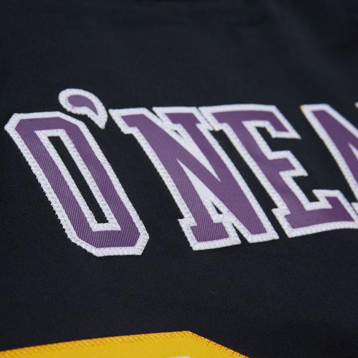 Image du produit Mitchell & Ness M&N Satin Bomber Veste - Los Angeles Lakers Shaquille O’Neal (L)