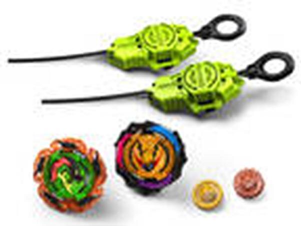 Actual product image Hasbro Beyblade Burst QuadStrike Light Ignite Beyblade Stadium Battle Set (German, French, Dutch, Swedish, Italian, Portuguese, English)