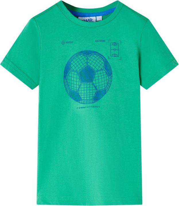Image du produit vidaXL T-shirt enfant Vert 128,Matière : 100 % coton,Couleur (128)