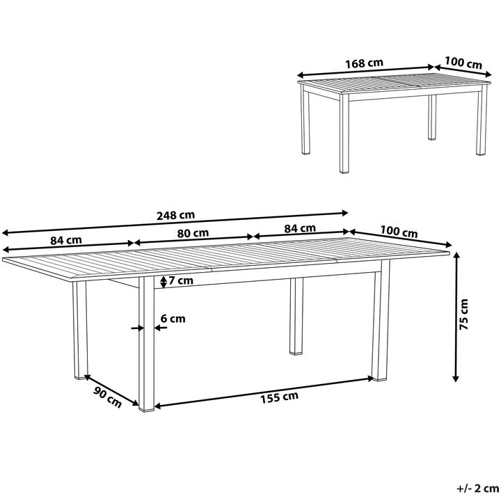 Produktbild Beliani Pancole (150 x 90 x 75 cm)