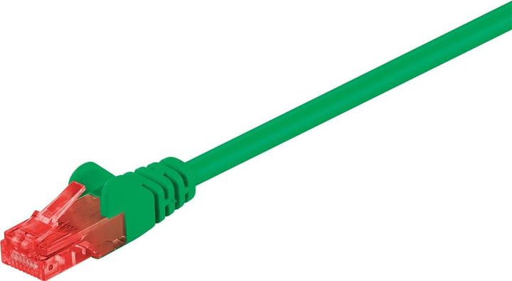 Actual product image Goobay CAT 6 patch cable, U/UTP, green, 1 m (U/UTP, CAT6, 1 m)