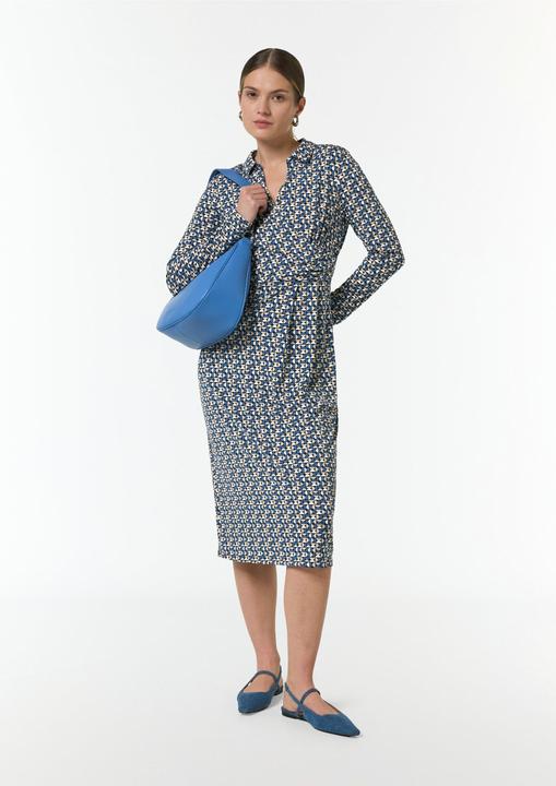 Actual product image Comma Kleid Gemustertes Midikleid in Wickeloptik (40)