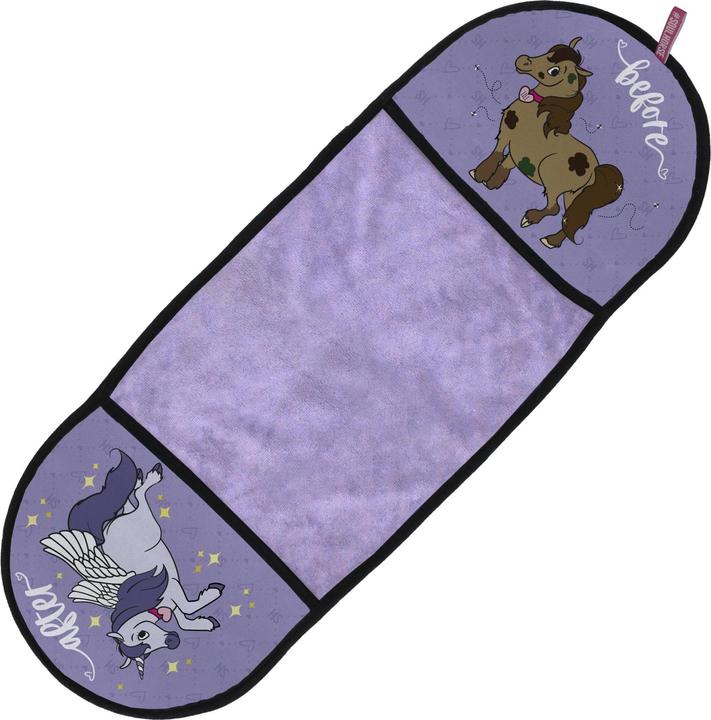 Actual product image Soulhorse Luxury cloth purple | Microfibre towel with pockets