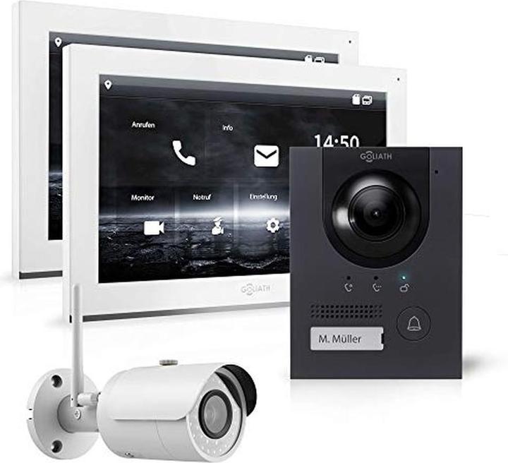 Goliath Toys GOLIATH IP Interphone vidéo encastré Set pour 1 maison familiale