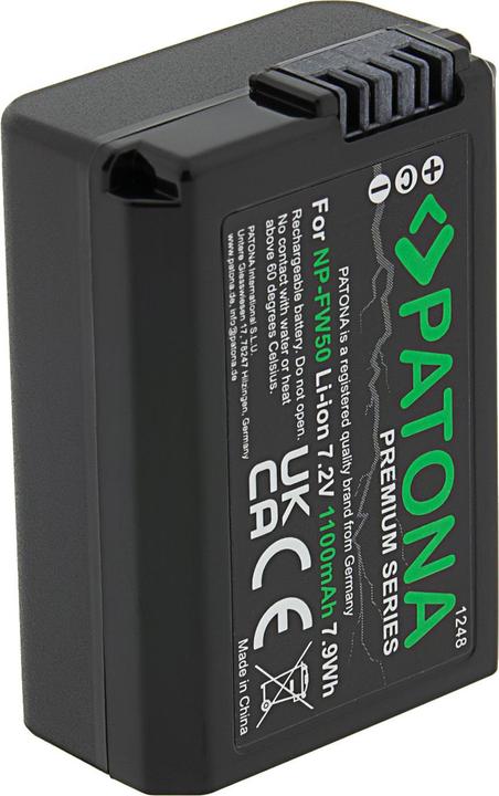 Actual product image Patona Premium NP-FW50 (Camera battery)