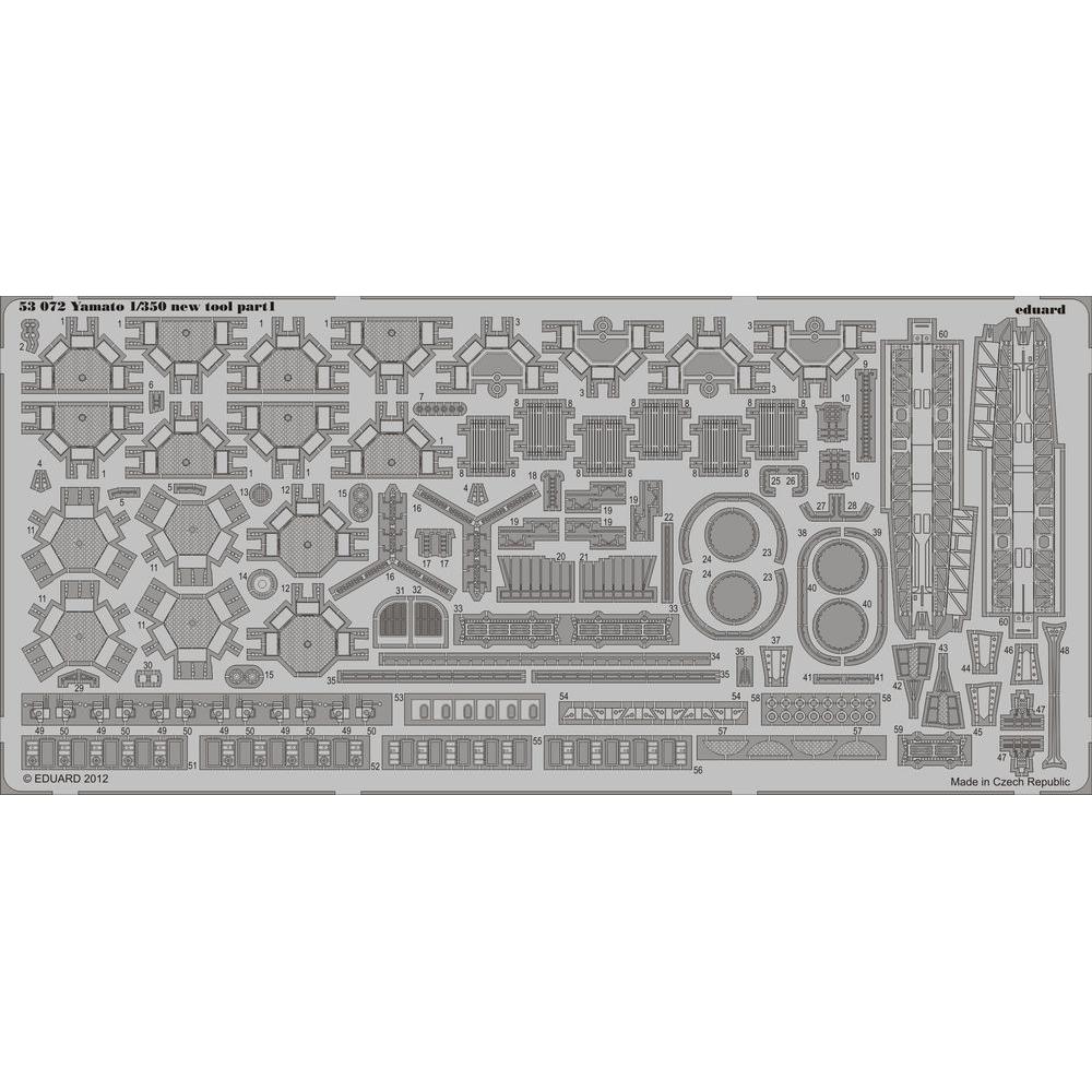 Eduard Yamato 1/350 new tool for Tamiya 78025