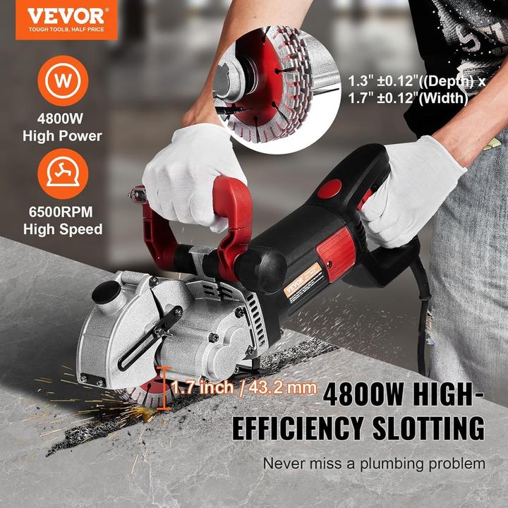 Actual product image Vevor Electric Wall Router (Grooving cutter)