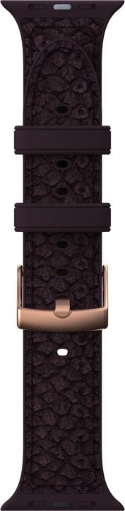 Immagine prodotto Njord Cinturino Per Orologio Eldur (41 mm, 40 mm, Pelle Vegan, Silicone, Pelle di salmone vegana)