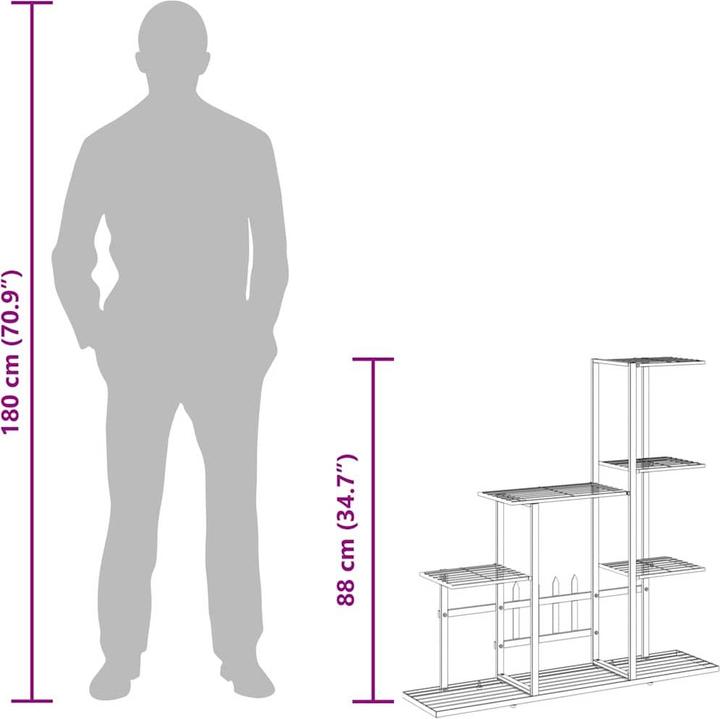 Image du produit vidaXL Blumenständer