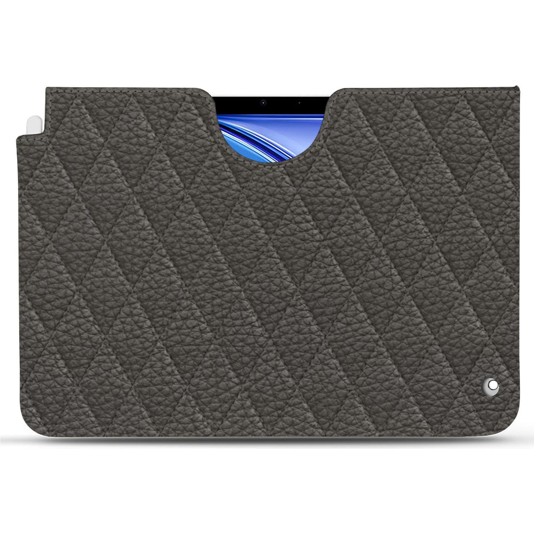 Noreve Lederschutzhülle (iPad Air 2020 (4. Gen), iPad Air 2022 (5. Gen)), Tablet Hülle, Grau