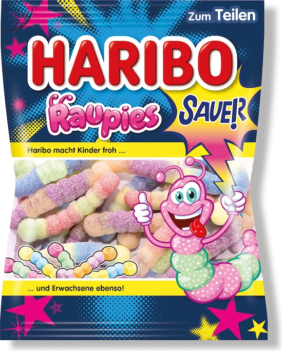 Haribo Caterpillars sour (1 pcs., 175 g)