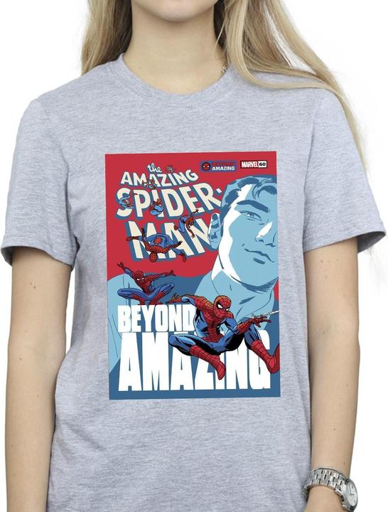 Immagine prodotto Spider-Man Beyond Amazing Cover Maglietta Ampia Donna (M)