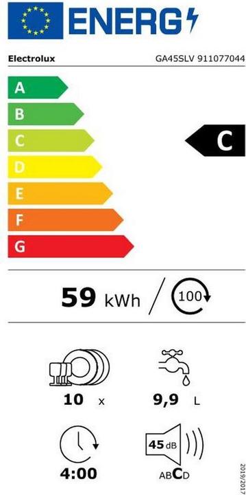 Energie-Label Electrolux GA45SLV