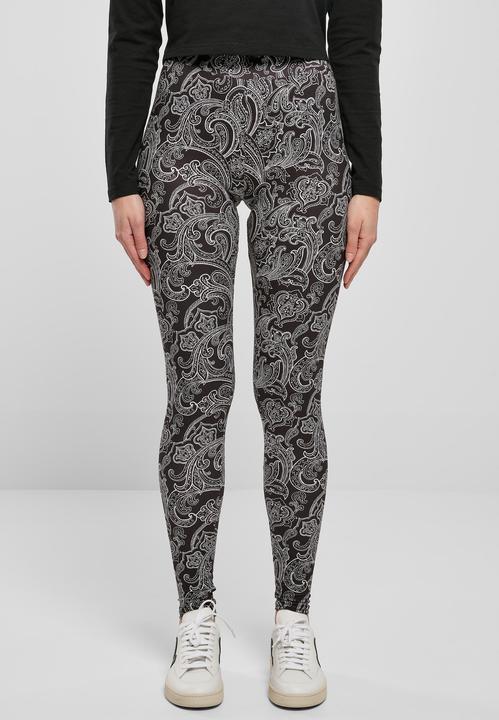 Actual product image Urban Classics Ladies Soft AOP Leggings - 16531 (XS)