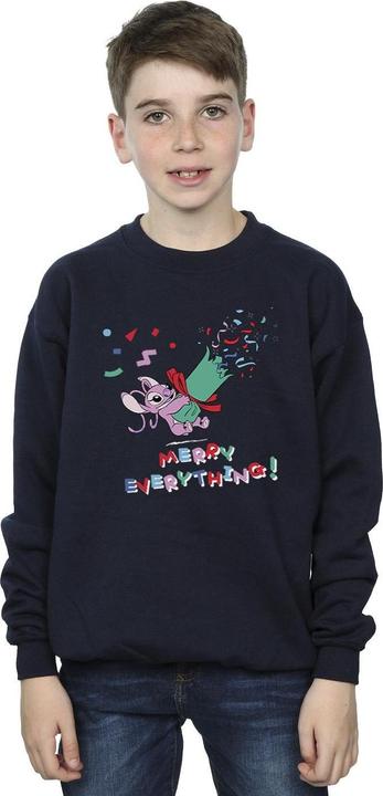 Produktbild Disney Lilo And Stitch Angel Merry Everything Sweatshirt Jungen (140, 146)