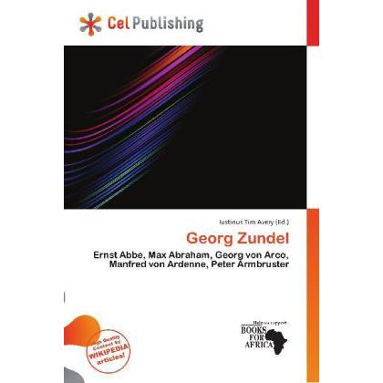 Georg Zundel, Fachbücher von Iustinus Tim Avery