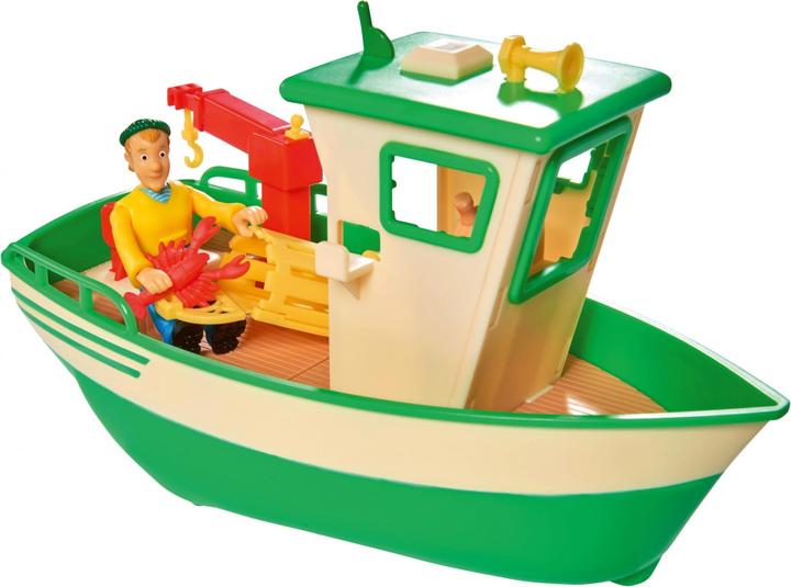 Actual product image Simba Sam Charlie's fishing boat with figure