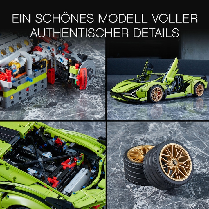 Actual product image LEGO Lamborghini Sián FKP 37 (42115, LEGO Technic, LEGO Rare Sets)