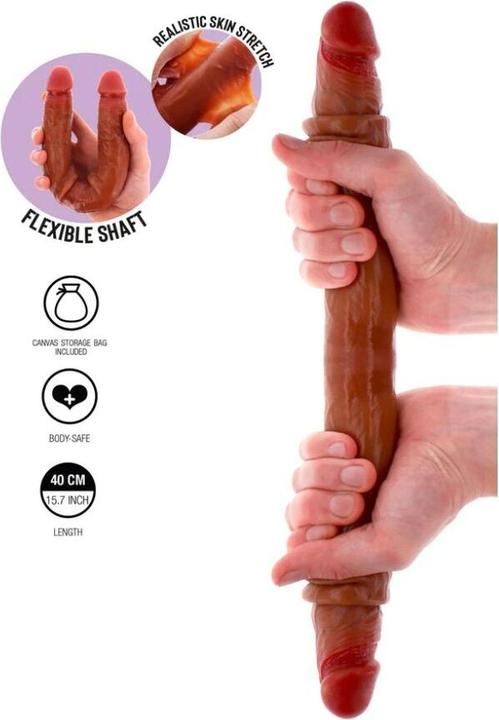 Produktbild ToyJoy Foreskin Double Dong Silicone 40 cm