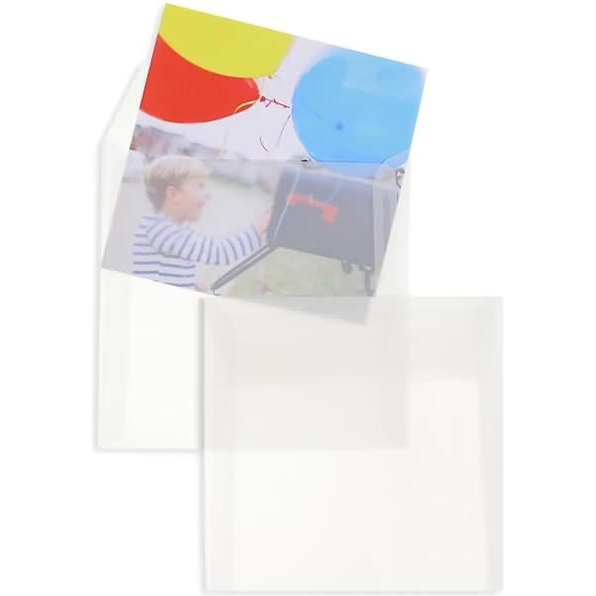 Blanke, Briefumschlag, Briefumschläge Offset transparent 170x170mm 100g/qm HK VE=100 Stück weiss (100 x)
