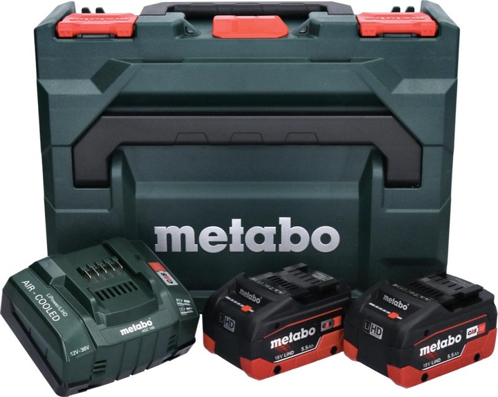 Actual product image Metabo Basic set 2 x LiHD 5.5 Ah ML (18 V)