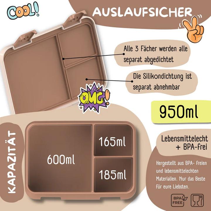 Produktbild Bearfoot Bdose Bento box COMPACT Safari
