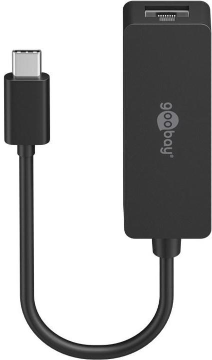 Actual product image Goobay USB-C-Ethernet-Adapter, schwarz (USB-C)