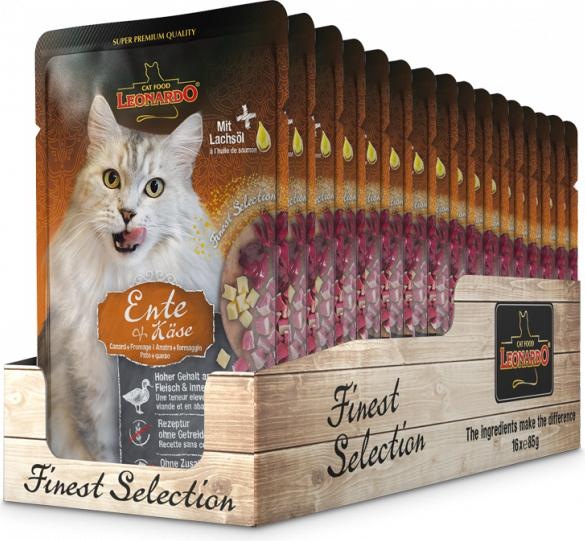 Produktbild Leonardo Cat Food Ente & Käse (Adult, 1 Stk., 85 g)
