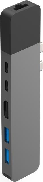 Actual product image Hyper Drive Net 6-in-2 Hub (Thunderbolt, 2 Ports)