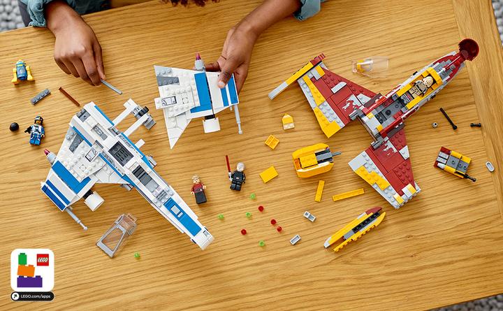 Produktbild LEGO New Republic E-Wing vs. Shin Hatis Starfighter (75364, LEGO Star Wars)