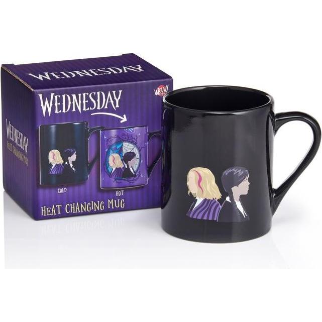 Universal Textiles, Tasse, WEDNESDAY Giftable Heat reveal mug - Wednesday and Enid
